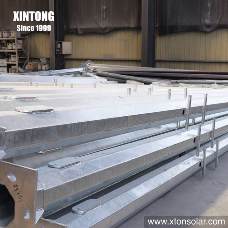 20meter High Adjustable Galvanized Steel Light Pole