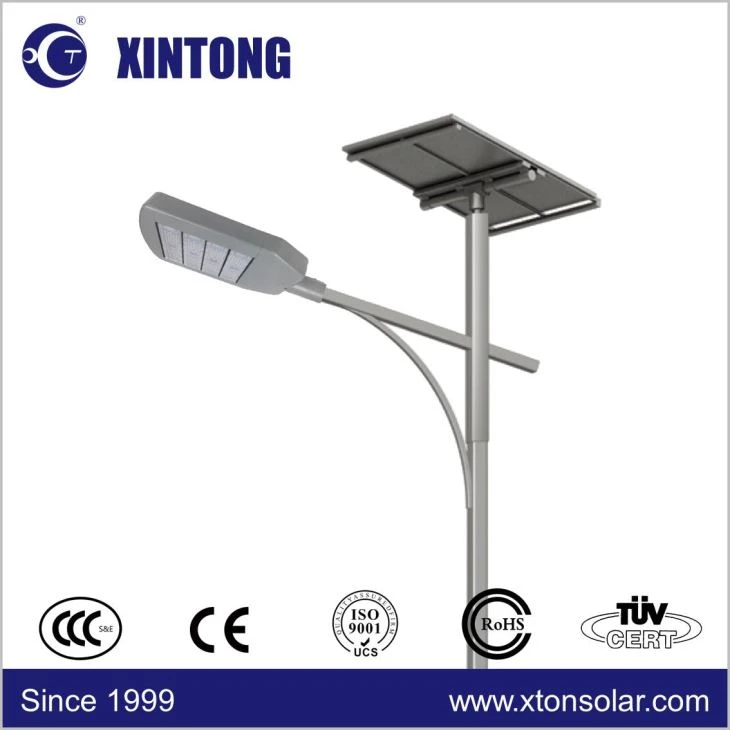 8m Octagonal Pole Solar LED Gadebelysning Energibesparelse